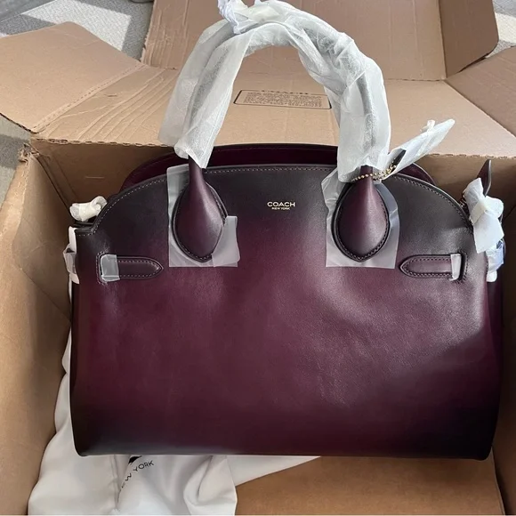 Coach | Bags | Coach Soft Empire Carryall Bag 4 In Merlot